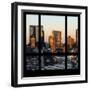 View from the Window - Hell's Kitchen at Sunset - Manhattan-Philippe Hugonnard-Framed Premium Photographic Print