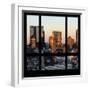 View from the Window - Hell's Kitchen at Sunset - Manhattan-Philippe Hugonnard-Framed Premium Photographic Print