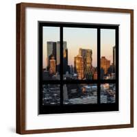 View from the Window - Hell's Kitchen at Sunset - Manhattan-Philippe Hugonnard-Framed Photographic Print