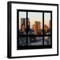 View from the Window - Hell's Kitchen at Sunset - Manhattan-Philippe Hugonnard-Framed Photographic Print