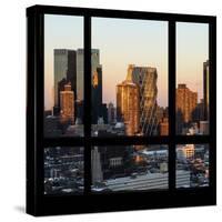 View from the Window - Hell's Kitchen at Sunset - Manhattan-Philippe Hugonnard-Stretched Canvas