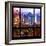 View from the Window - Hell's Kitchen Night - Manhattan-Philippe Hugonnard-Framed Photographic Print