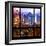 View from the Window - Hell's Kitchen Night - Manhattan-Philippe Hugonnard-Framed Photographic Print