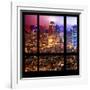 View from the Window - Hell's Kitchen Night - Manhattan-Philippe Hugonnard-Framed Photographic Print
