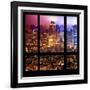 View from the Window - Hell's Kitchen Night - Manhattan-Philippe Hugonnard-Framed Photographic Print