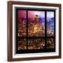 View from the Window - Hell's Kitchen Night - Manhattan-Philippe Hugonnard-Framed Photographic Print