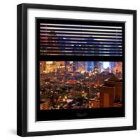 View from the Window - Hell's Kitchen Night - Manhattan-Philippe Hugonnard-Framed Photographic Print