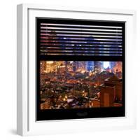 View from the Window - Hell's Kitchen Night - Manhattan-Philippe Hugonnard-Framed Photographic Print