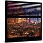 View from the Window - Hell's Kitchen Night - Manhattan-Philippe Hugonnard-Stretched Canvas