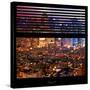 View from the Window - Hell's Kitchen Night - Manhattan-Philippe Hugonnard-Stretched Canvas