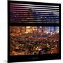 View from the Window - Hell's Kitchen Night - Manhattan-Philippe Hugonnard-Mounted Photographic Print