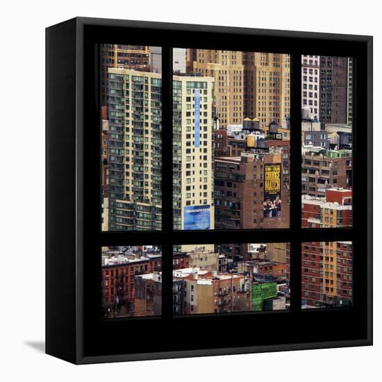 View from the Window - Hell's Kitchen - NYC-Philippe Hugonnard-Framed Stretched Canvas