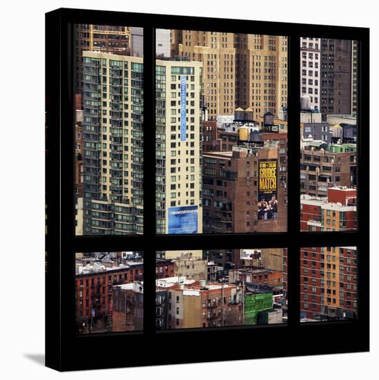 View from the Window - Hell's Kitchen - NYC-Philippe Hugonnard-Stretched Canvas