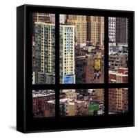 View from the Window - Hell's Kitchen - NYC-Philippe Hugonnard-Framed Stretched Canvas