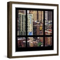 View from the Window - Hell's Kitchen - NYC-Philippe Hugonnard-Framed Photographic Print