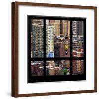 View from the Window - Hell's Kitchen - NYC-Philippe Hugonnard-Framed Photographic Print