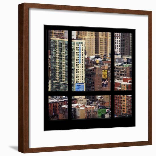 View from the Window - Hell's Kitchen - NYC-Philippe Hugonnard-Framed Photographic Print