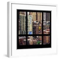 View from the Window - Hell's Kitchen - NYC-Philippe Hugonnard-Framed Photographic Print