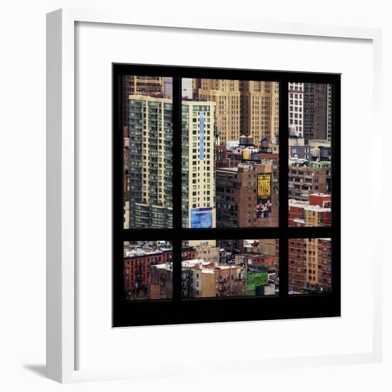 View from the Window - Hell's Kitchen - NYC-Philippe Hugonnard-Framed Photographic Print