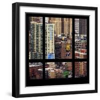 View from the Window - Hell's Kitchen - NYC-Philippe Hugonnard-Framed Photographic Print