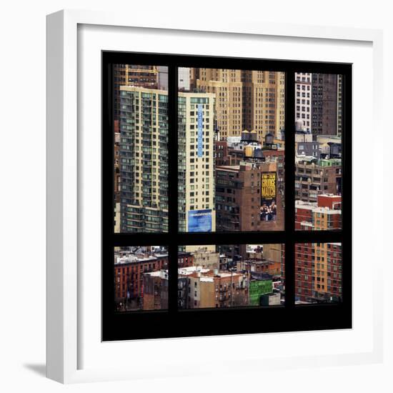 View from the Window - Hell's Kitchen - NYC-Philippe Hugonnard-Framed Photographic Print