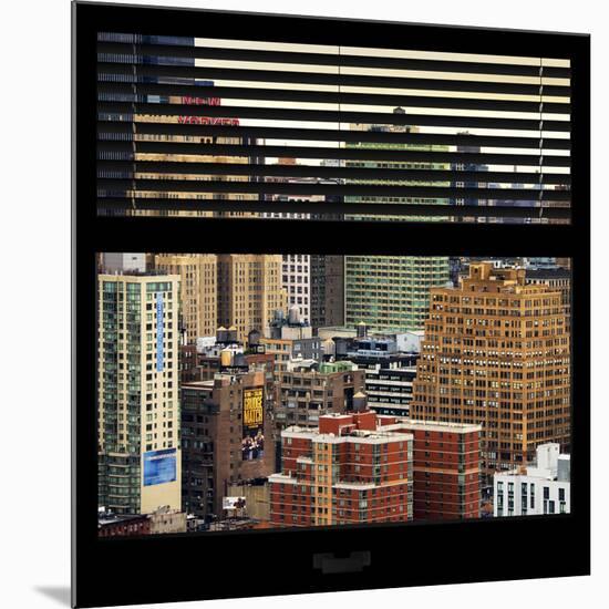 View from the Window - Hell's Kitchen - NYC-Philippe Hugonnard-Mounted Premium Photographic Print