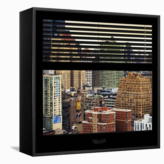 View from the Window - Hell's Kitchen - NYC-Philippe Hugonnard-Framed Stretched Canvas