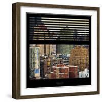 View from the Window - Hell's Kitchen - NYC-Philippe Hugonnard-Framed Photographic Print