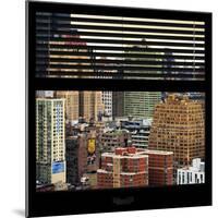 View from the Window - Hell's Kitchen - NYC-Philippe Hugonnard-Mounted Photographic Print