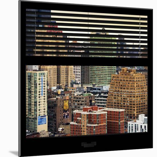 View from the Window - Hell's Kitchen - NYC-Philippe Hugonnard-Mounted Photographic Print