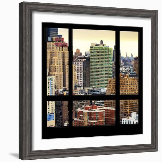 View from the Window - Hell's Kitchen - NYC-Philippe Hugonnard-Framed Photographic Print