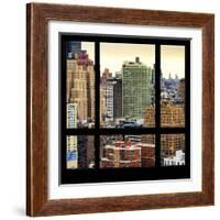 View from the Window - Hell's Kitchen - NYC-Philippe Hugonnard-Framed Photographic Print