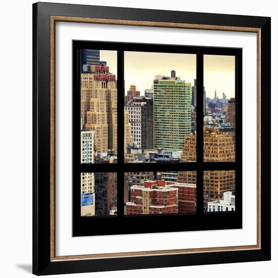 View from the Window - Hell's Kitchen - NYC-Philippe Hugonnard-Framed Photographic Print