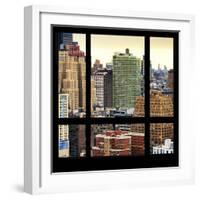 View from the Window - Hell's Kitchen - NYC-Philippe Hugonnard-Framed Photographic Print