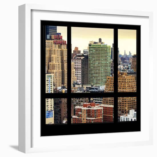 View from the Window - Hell's Kitchen - NYC-Philippe Hugonnard-Framed Photographic Print