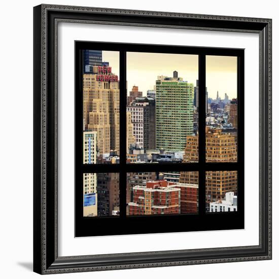 View from the Window - Hell's Kitchen - NYC-Philippe Hugonnard-Framed Photographic Print