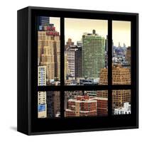 View from the Window - Hell's Kitchen - NYC-Philippe Hugonnard-Framed Stretched Canvas