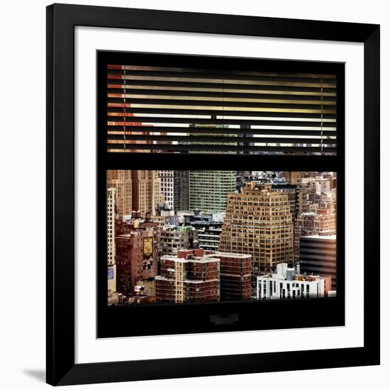 View from the Window - Hell's Kitchen - NYC-Philippe Hugonnard-Framed Photographic Print