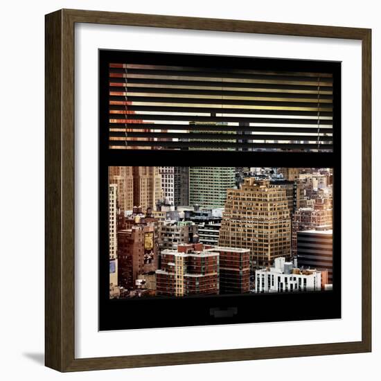 View from the Window - Hell's Kitchen - NYC-Philippe Hugonnard-Framed Photographic Print