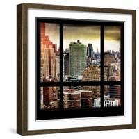 View from the Window - Hell's Kitchen - NYC-Philippe Hugonnard-Framed Photographic Print