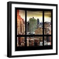 View from the Window - Hell's Kitchen - NYC-Philippe Hugonnard-Framed Photographic Print