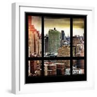 View from the Window - Hell's Kitchen - NYC-Philippe Hugonnard-Framed Photographic Print