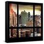 View from the Window - Hell's Kitchen - NYC-Philippe Hugonnard-Framed Stretched Canvas