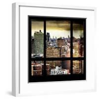 View from the Window - Hell's Kitchen - NYC-Philippe Hugonnard-Framed Photographic Print