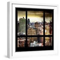 View from the Window - Hell's Kitchen - NYC-Philippe Hugonnard-Framed Photographic Print