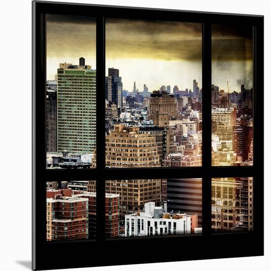 View from the Window - Hell's Kitchen - NYC-Philippe Hugonnard-Mounted Photographic Print