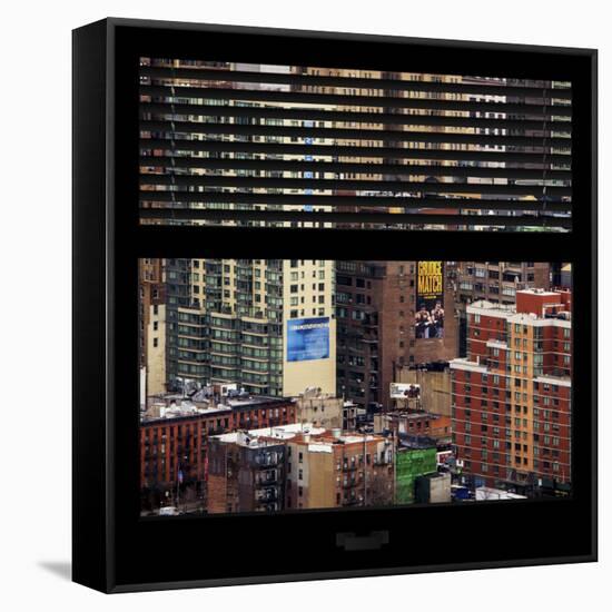 View from the Window - Hell's Kitchen - NYC-Philippe Hugonnard-Framed Stretched Canvas