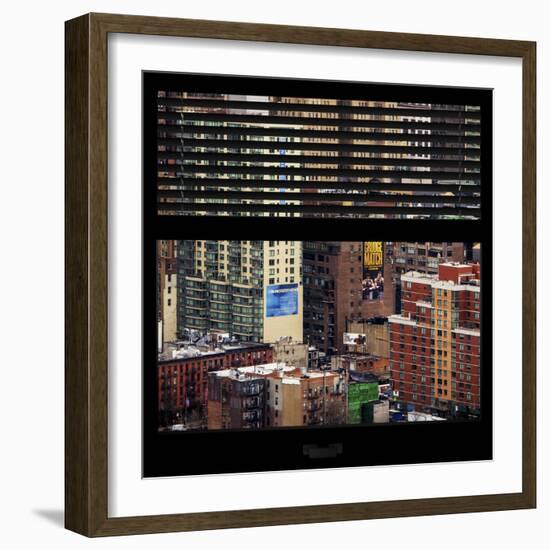 View from the Window - Hell's Kitchen - NYC-Philippe Hugonnard-Framed Photographic Print