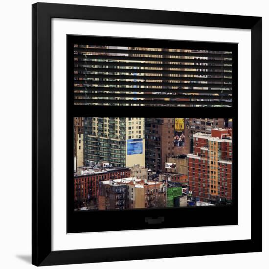 View from the Window - Hell's Kitchen - NYC-Philippe Hugonnard-Framed Photographic Print