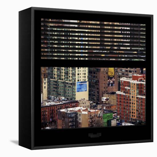 View from the Window - Hell's Kitchen - NYC-Philippe Hugonnard-Framed Stretched Canvas